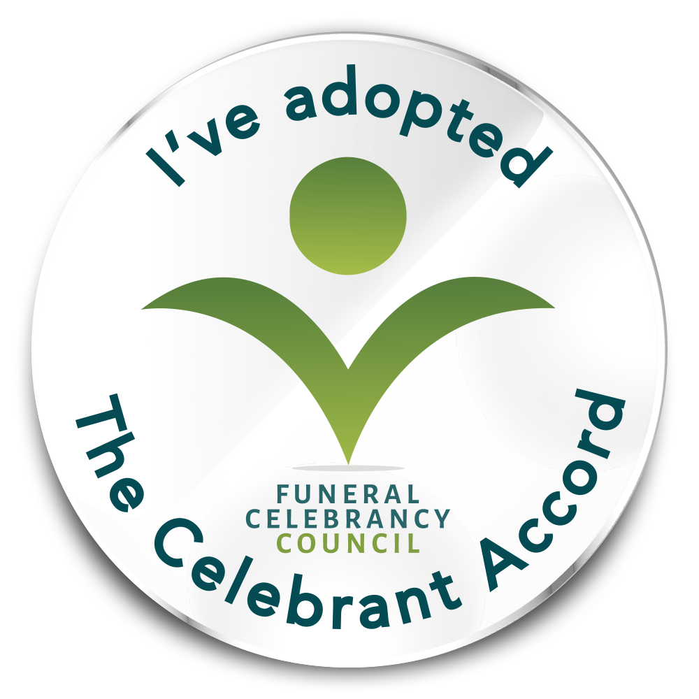 Logo to demonstrate I have adopted The Celebrant Accord with the Funeral Celebrancy Council. You can click this logo to go to their website to read more.